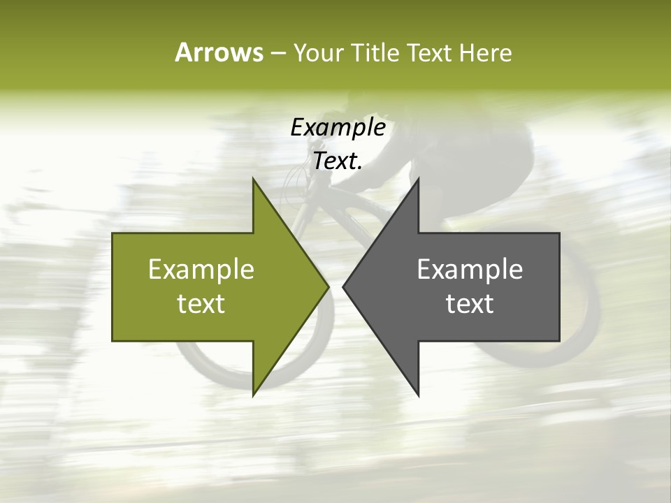 Mountain-Biker PowerPoint Template