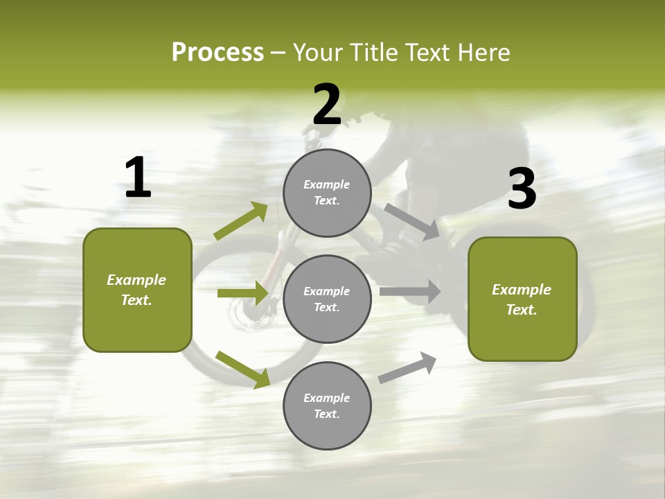 Mountain-Biker PowerPoint Template