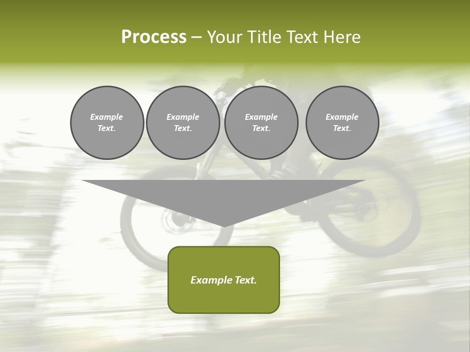 Mountain-Biker PowerPoint Template
