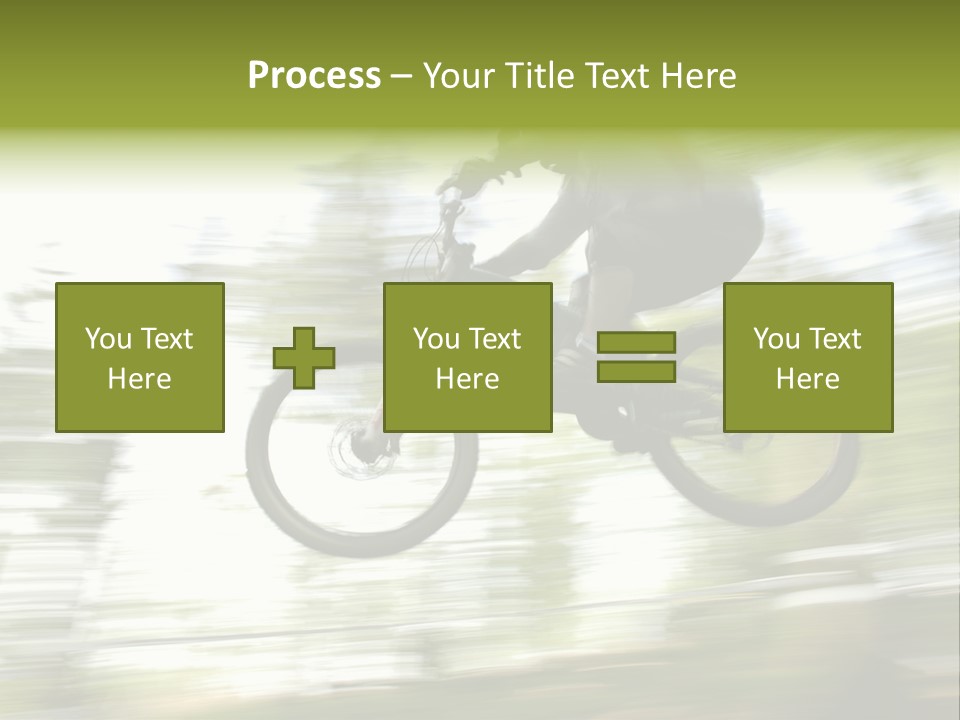 Mountain-Biker PowerPoint Template