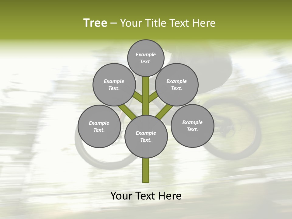 Mountain-Biker PowerPoint Template