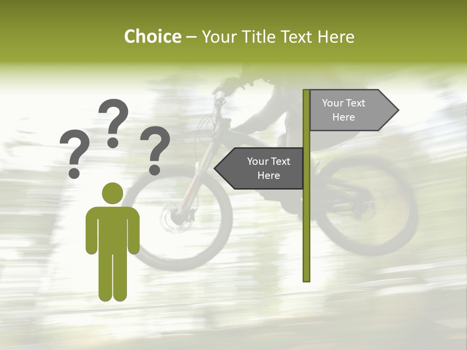 Mountain-Biker PowerPoint Template
