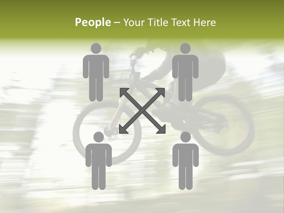 Mountain-Biker PowerPoint Template