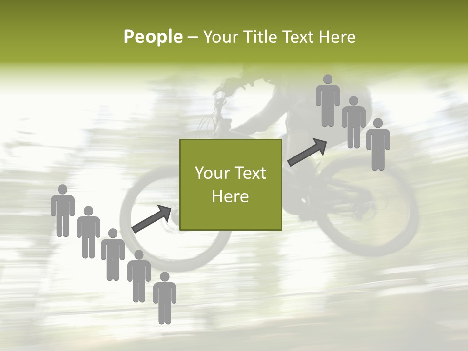 Mountain-Biker PowerPoint Template