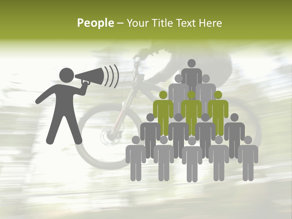 Mountain-Biker PowerPoint Template