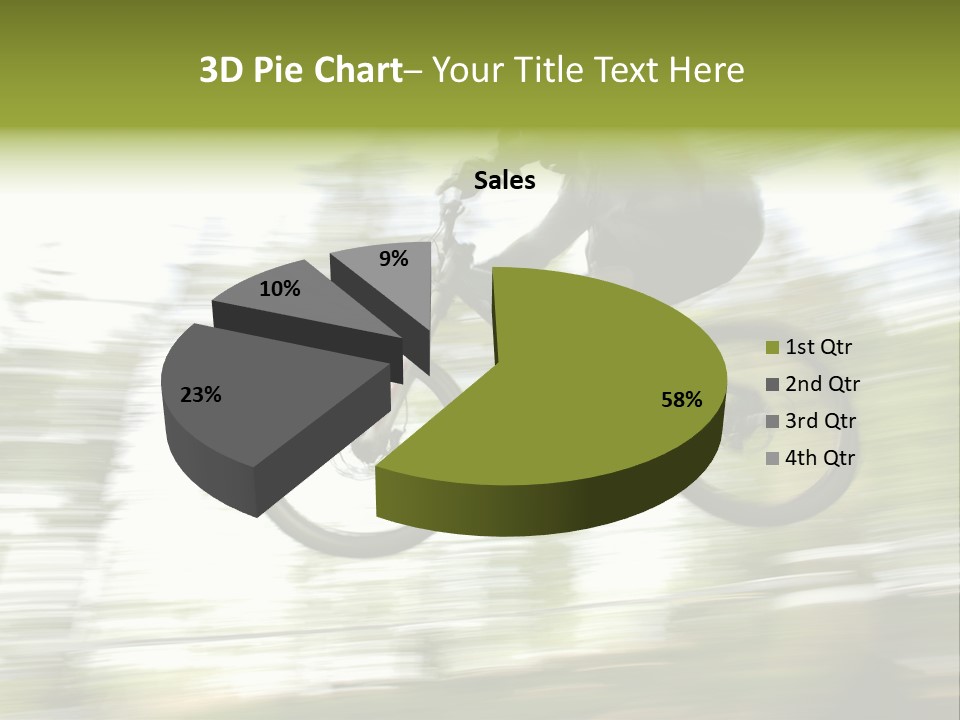 Mountain-Biker PowerPoint Template