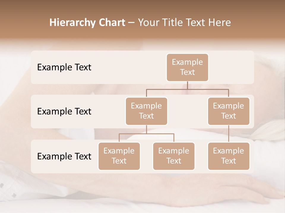 Woman Lying In Bed Sleeping PowerPoint Template
