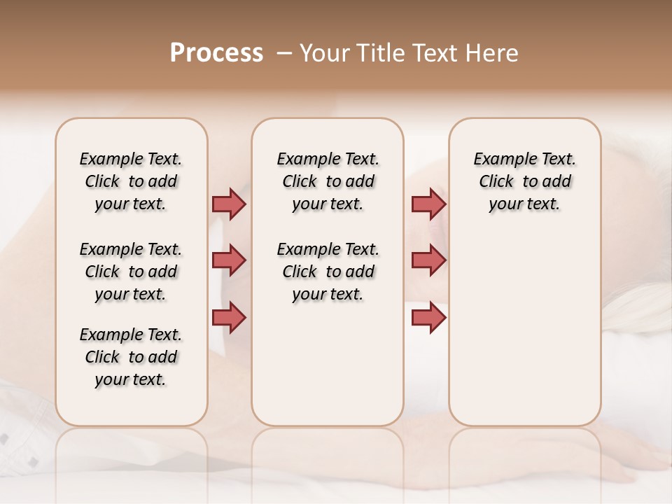 Woman Lying In Bed Sleeping PowerPoint Template