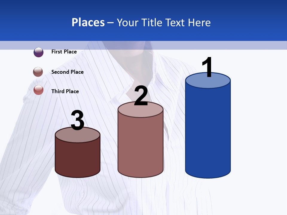 African American Business Woman PowerPoint Template