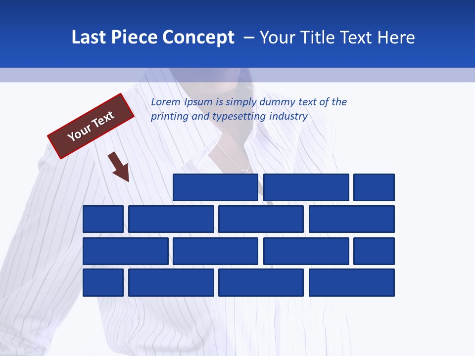 African American Business Woman PowerPoint Template