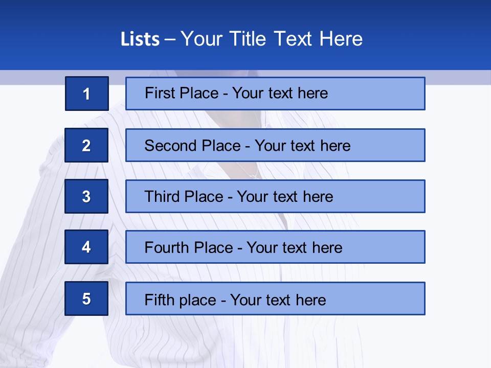 African American Business Woman PowerPoint Template