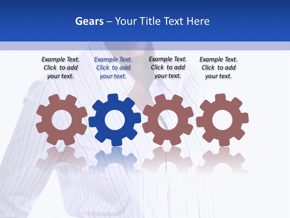 African American Business Woman PowerPoint Template