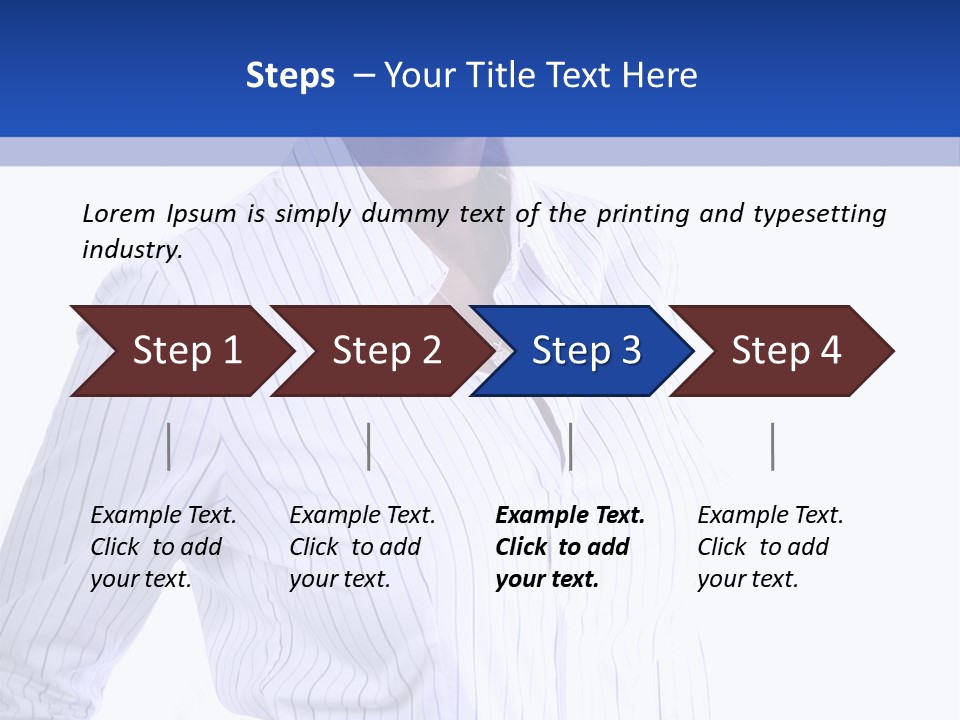 African American Business Woman PowerPoint Template