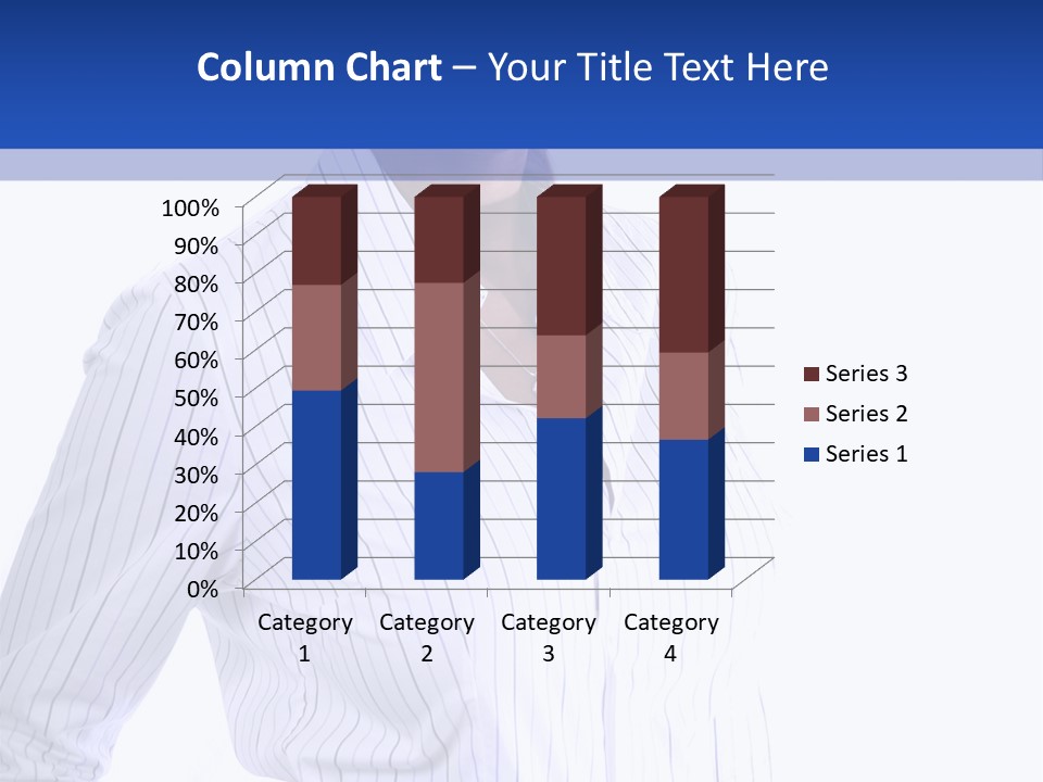 African American Business Woman PowerPoint Template
