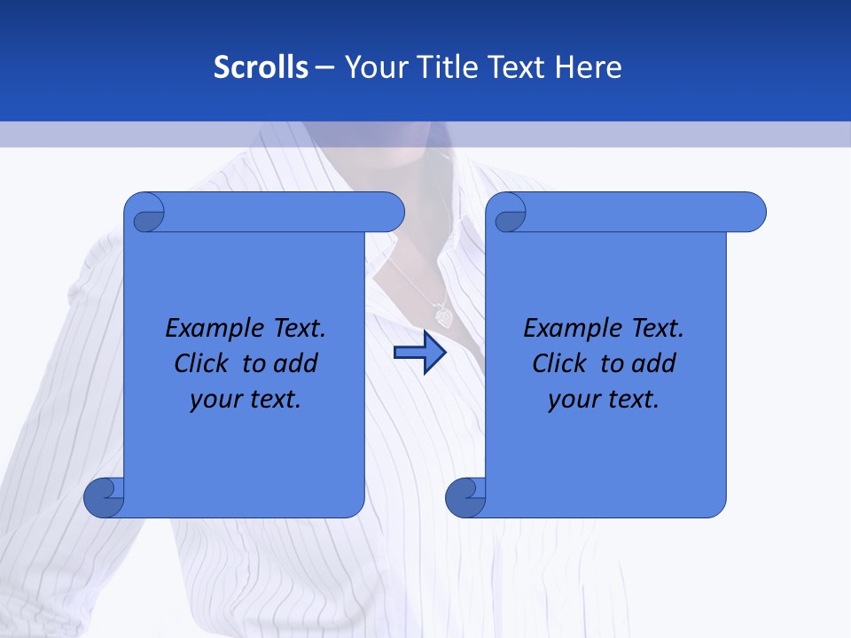 African American Business Woman PowerPoint Template