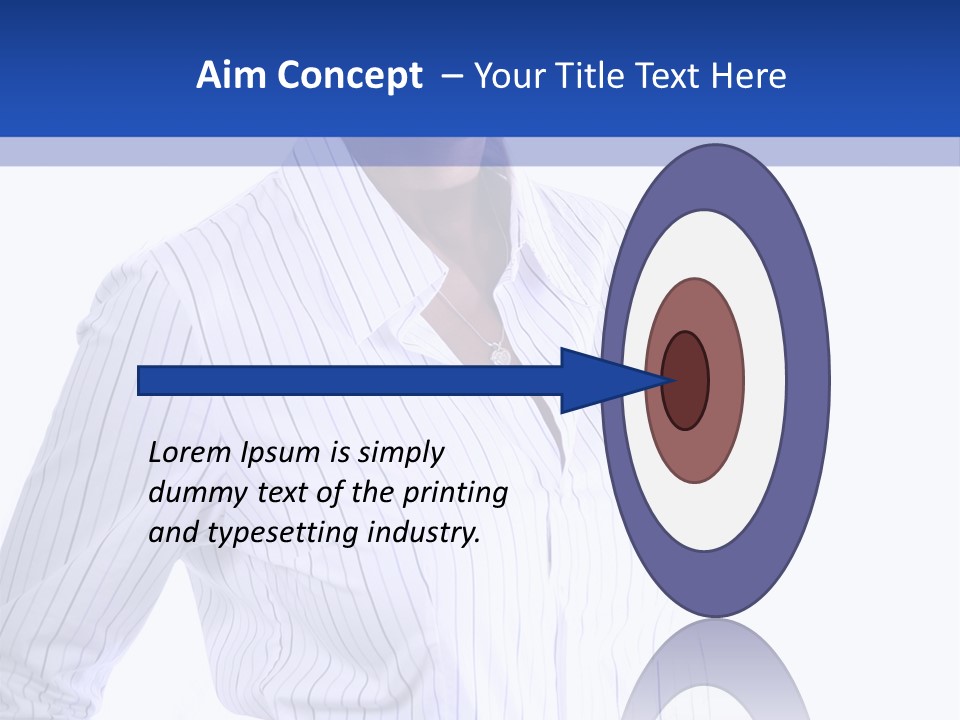 African American Business Woman PowerPoint Template