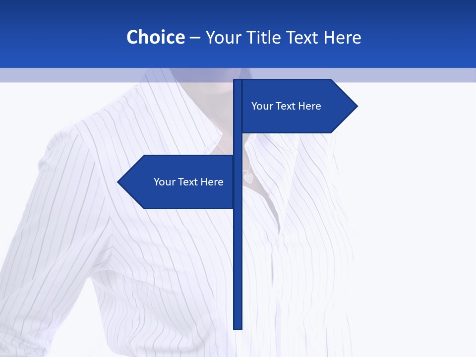 African American Business Woman PowerPoint Template