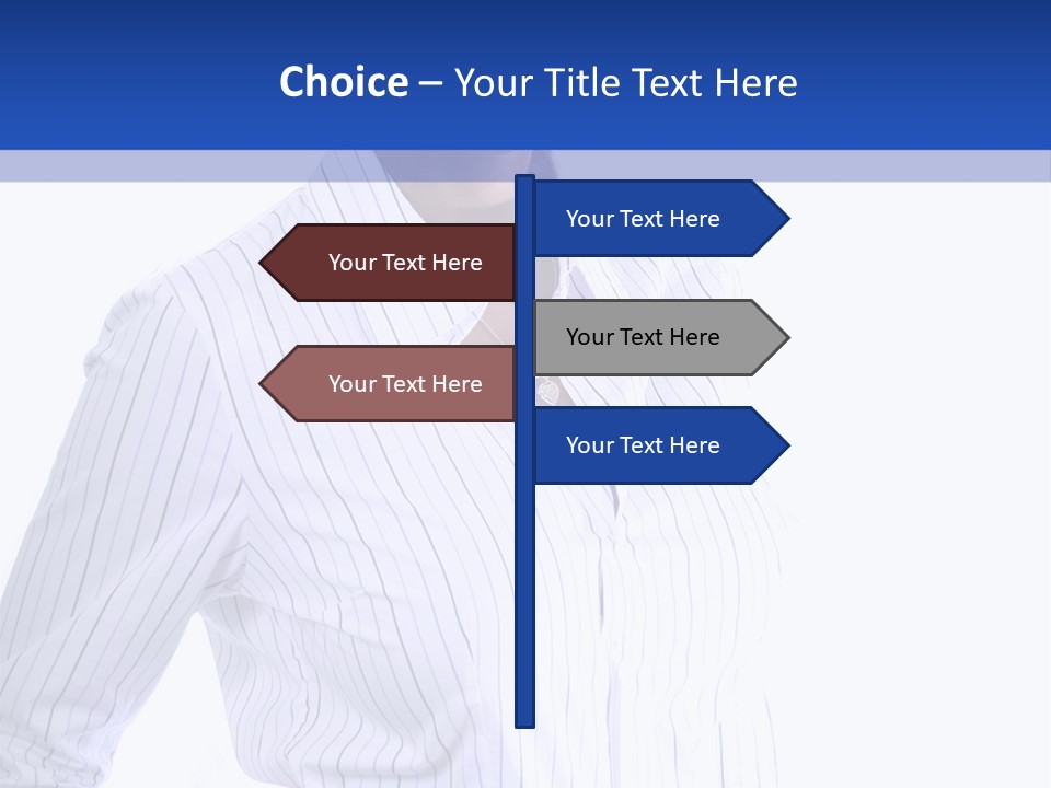 African American Business Woman PowerPoint Template
