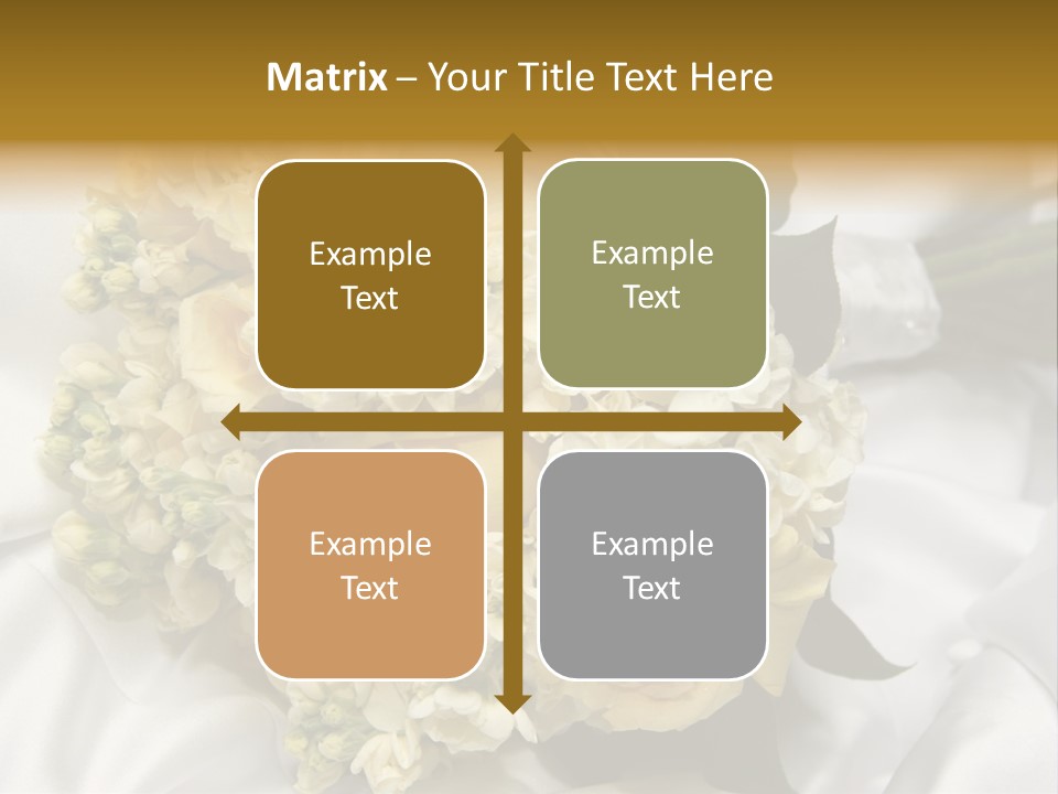 Wedding Bouquet PowerPoint Template