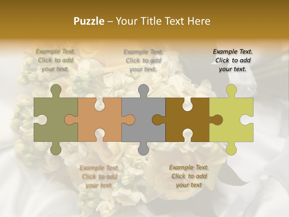 Wedding Bouquet PowerPoint Template