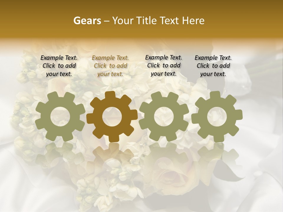 Wedding Bouquet PowerPoint Template