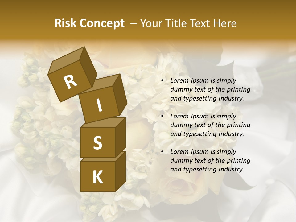 Wedding Bouquet PowerPoint Template