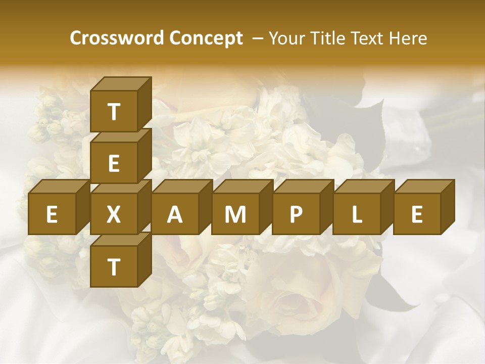 Wedding Bouquet PowerPoint Template