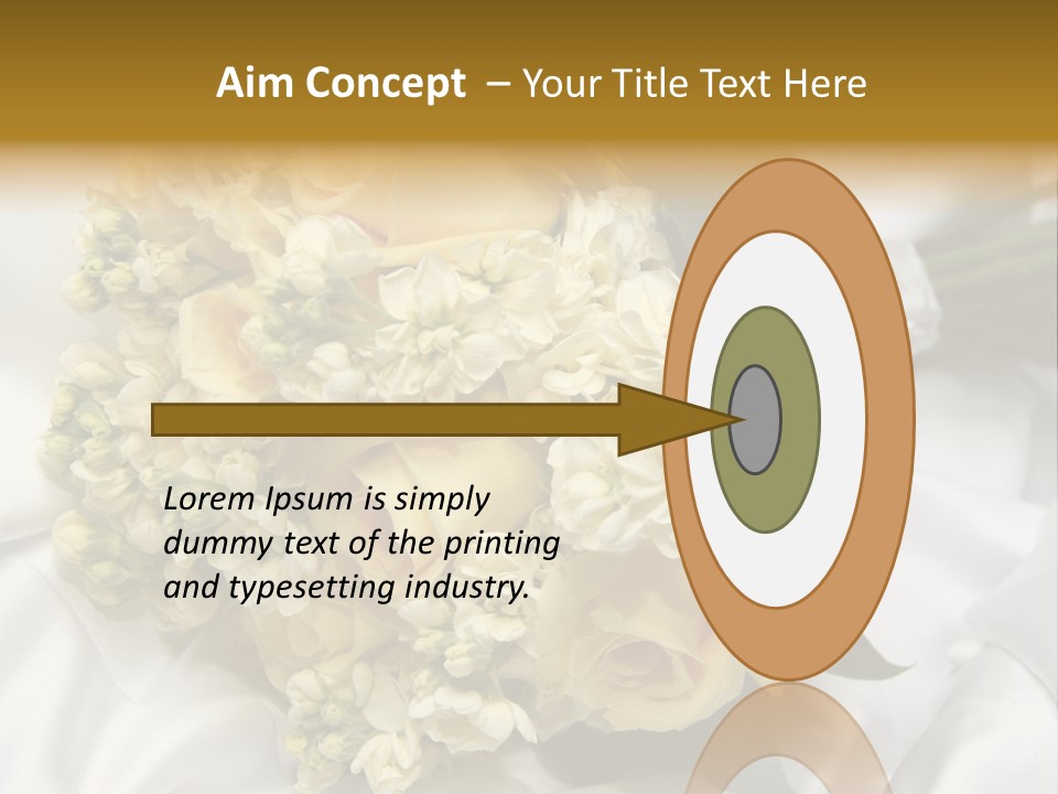 Wedding Bouquet PowerPoint Template