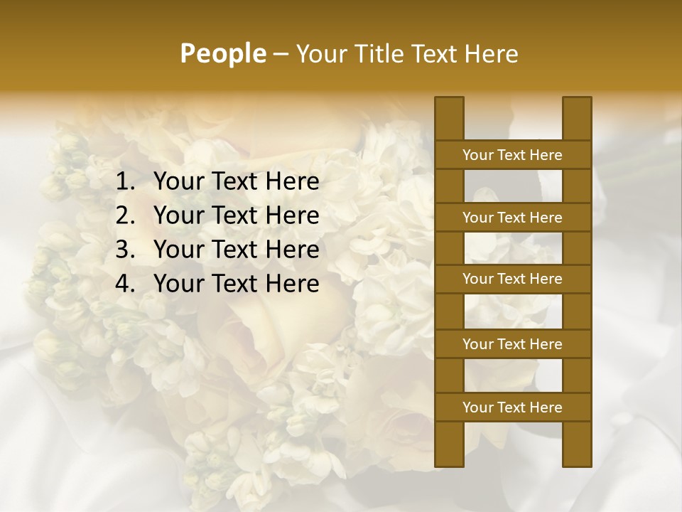 Wedding Bouquet PowerPoint Template