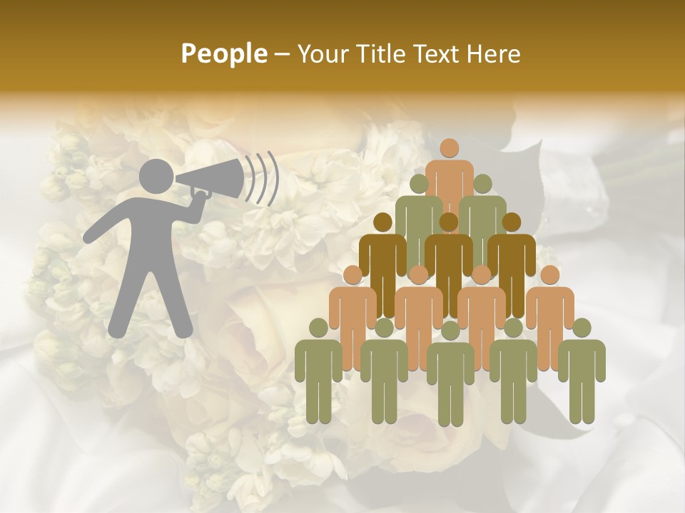 Wedding Bouquet PowerPoint Template