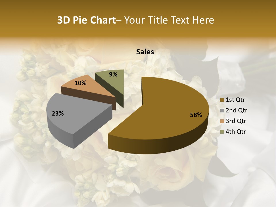 Wedding Bouquet PowerPoint Template