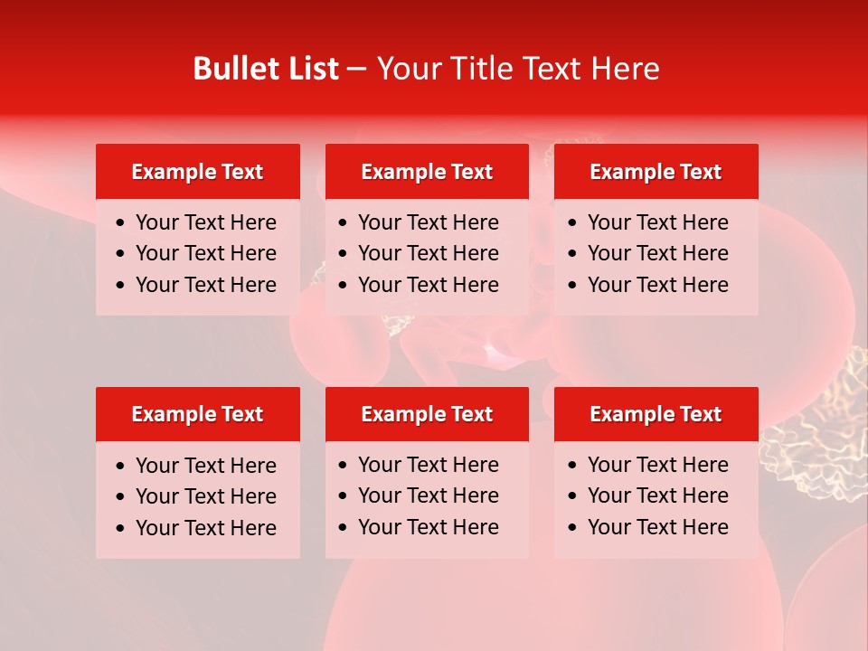 Red Blood Cells PowerPoint Template