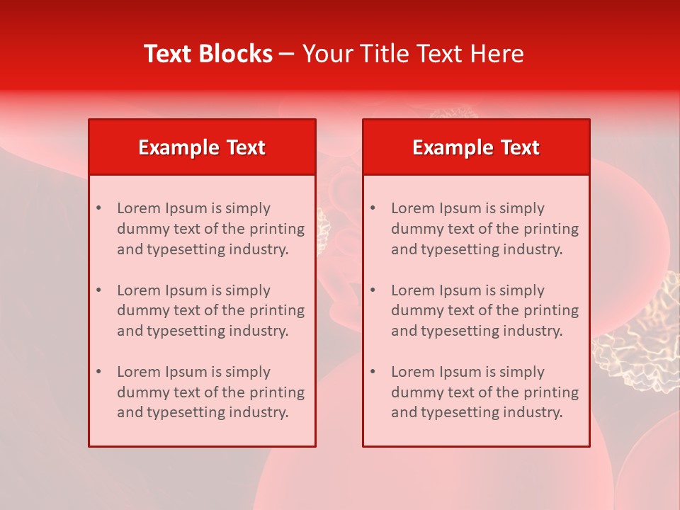 Red Blood Cells PowerPoint Template
