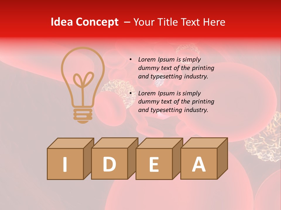 Red Blood Cells PowerPoint Template