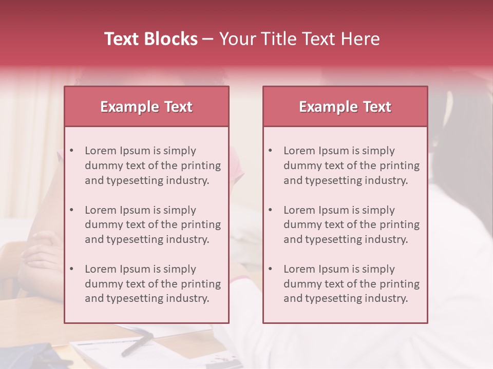 Woman In Doctor's Office Frowning PowerPoint Template