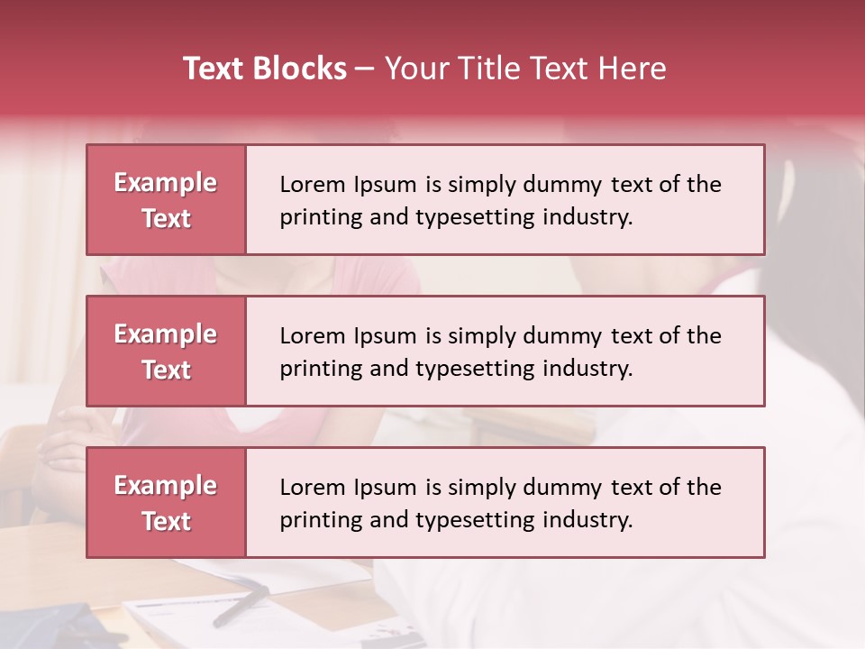 Woman In Doctor's Office Frowning PowerPoint Template