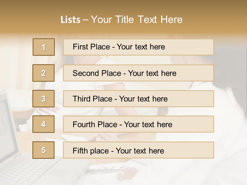 Doctor With Laptop And Pregnant Woman In Doctor's Office PowerPoint Template