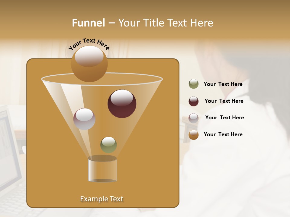 Doctor With Laptop And Pregnant Woman In Doctor's Office PowerPoint Template