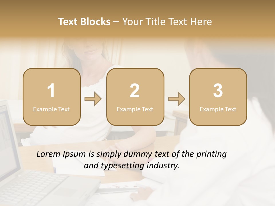 Doctor With Laptop And Pregnant Woman In Doctor's Office PowerPoint Template