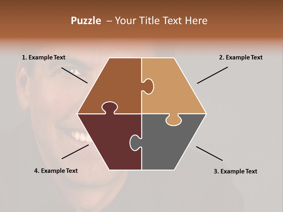Casual Handsome Man PowerPoint Template