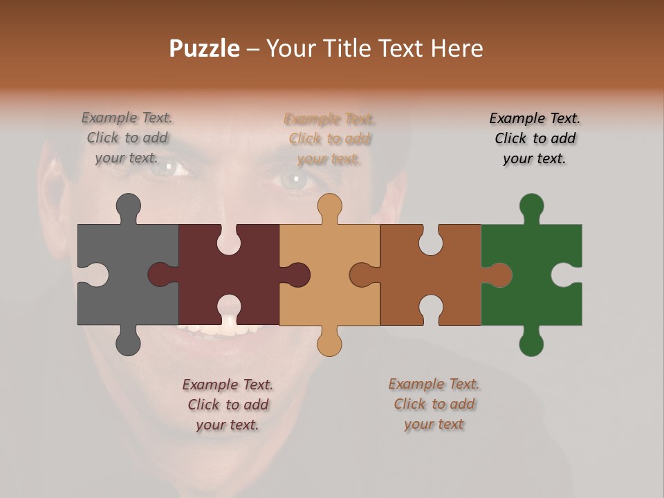 Casual Handsome Man PowerPoint Template