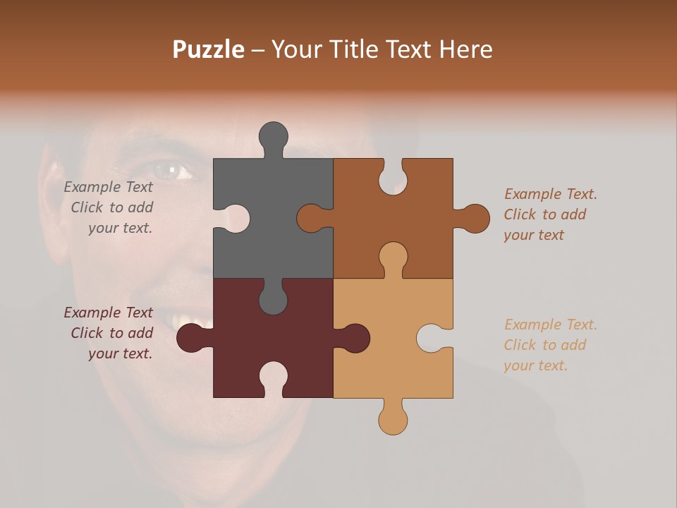 Casual Handsome Man PowerPoint Template