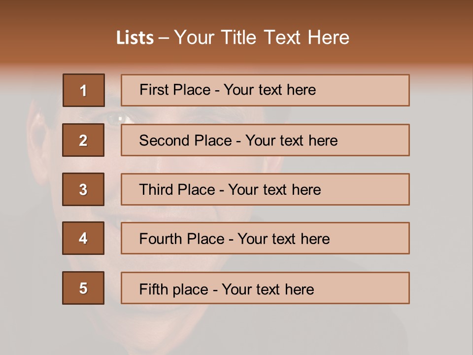 Casual Handsome Man PowerPoint Template