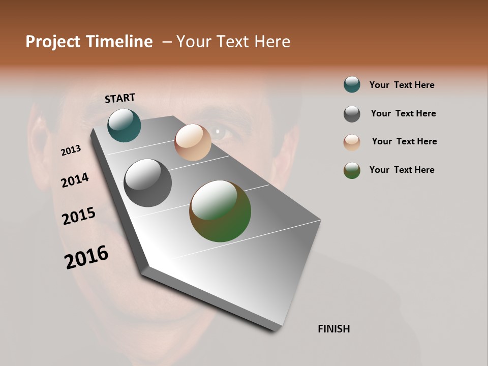 Casual Handsome Man PowerPoint Template