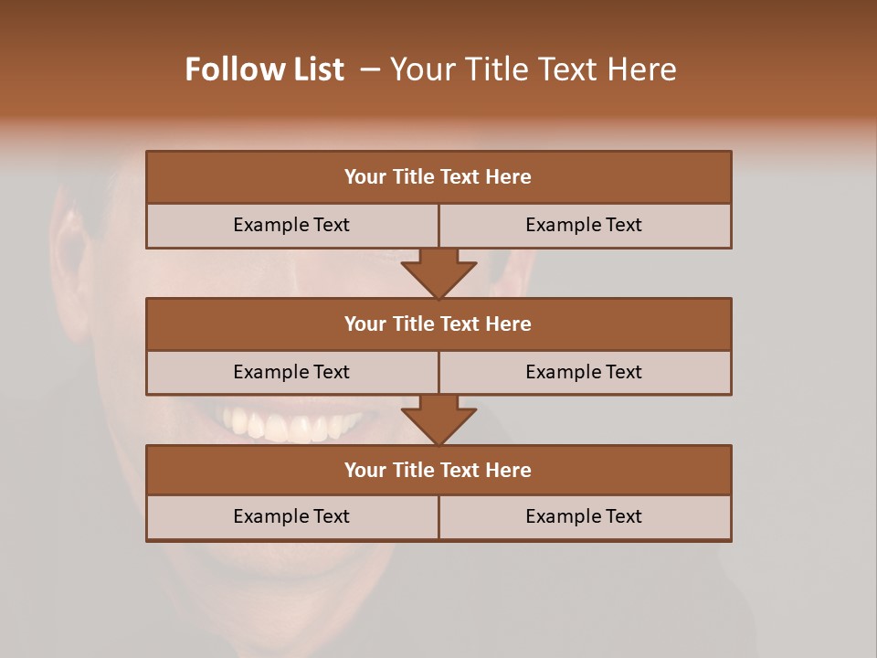 Casual Handsome Man PowerPoint Template