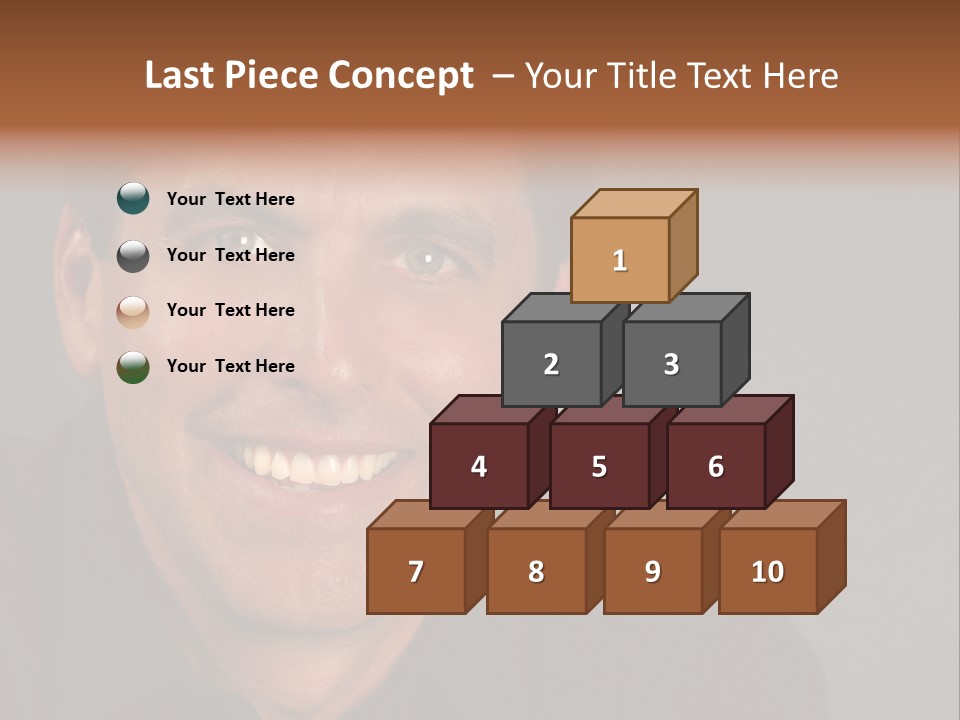 Casual Handsome Man PowerPoint Template