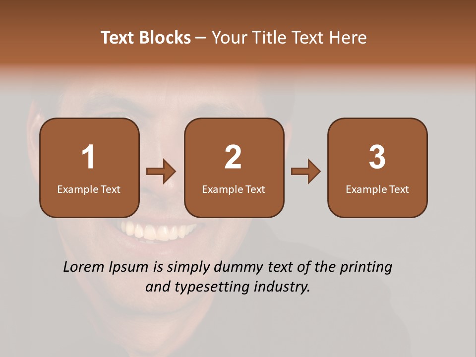 Casual Handsome Man PowerPoint Template