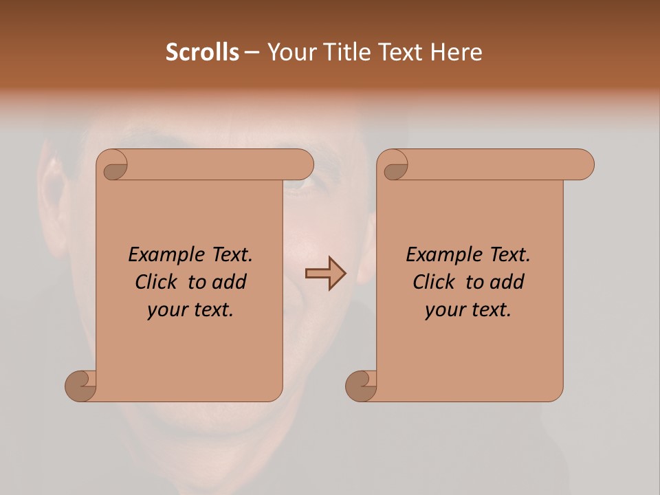 Casual Handsome Man PowerPoint Template