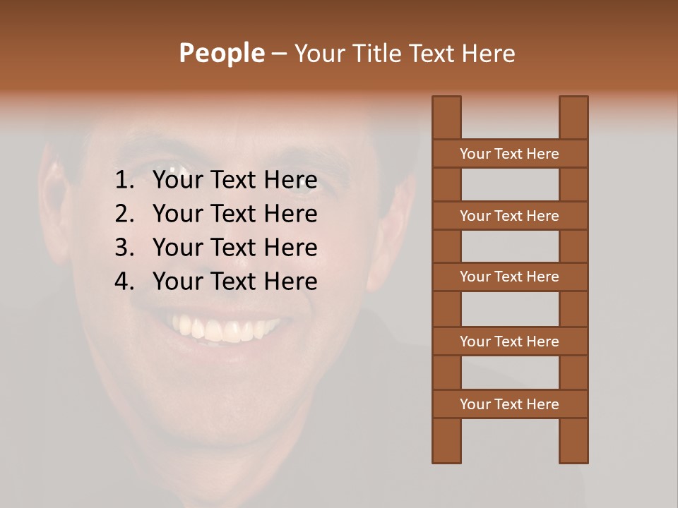 Casual Handsome Man PowerPoint Template