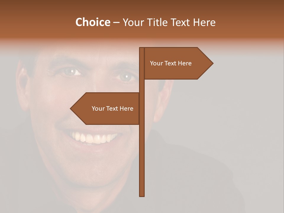 Casual Handsome Man PowerPoint Template